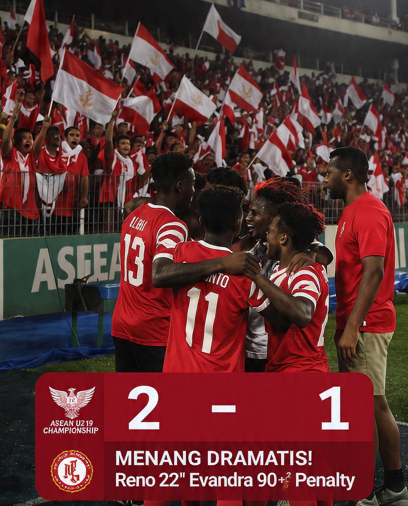 Garuda Muda Tekuk Vietnam, Drama Penalti Menit Akhir Bakar Semangat Nusantara